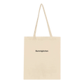 Naturfarbene Tote Bag mit Wortverdreher-Motiv „Bummigärchen“